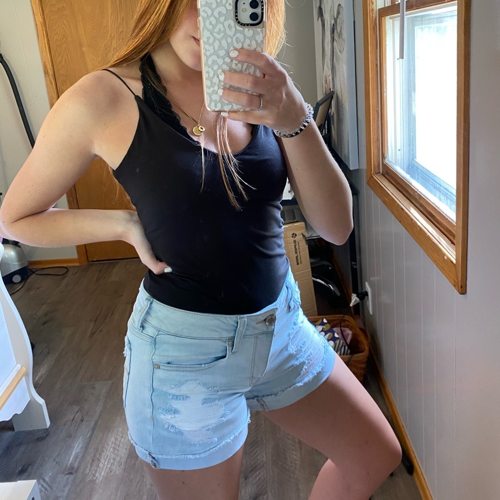 AE Stretch Denim Shorts